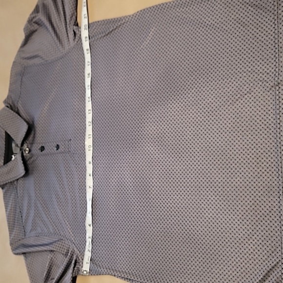 C-BUK (Cutter & Buck) Size M Gray & Black Geometric Pattern Polo Shirt, EUC - Picture 5 of 11